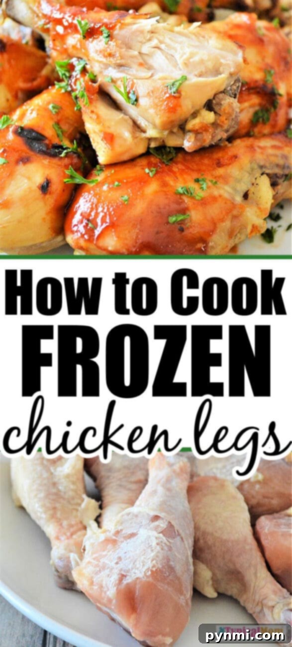 how to cook frozen chicken legs
