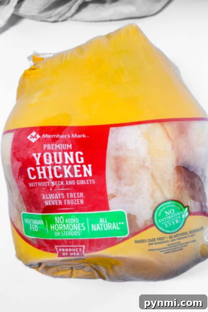 how long to boil frozen whole chicken