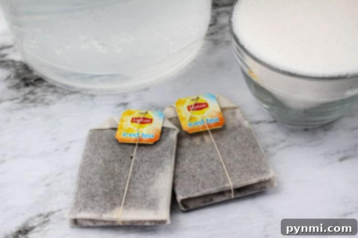 Golden Sweetness: Lipton Tea Brew 3 Sweet Tea With Lipton Tea Bags