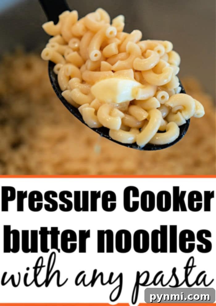 instant pot butter noodles