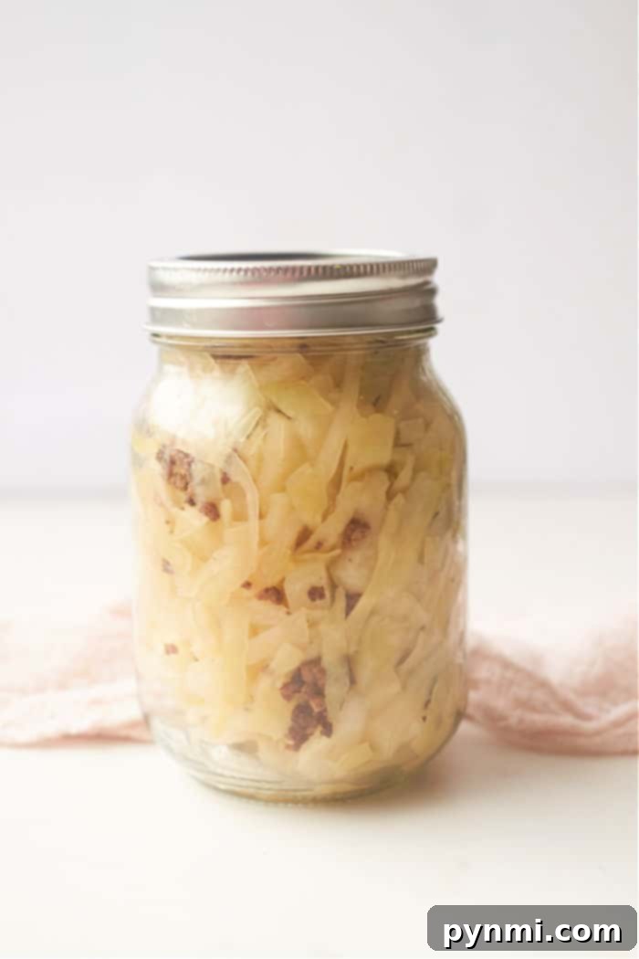 sauerkraut with ground beef