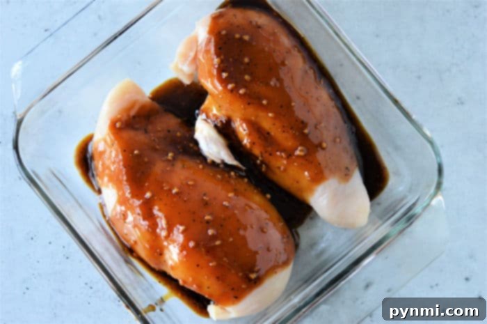 Delicious Teriyaki Chicken Made Simple with Bottled Sauce 5 Oven baked teriyaki chicken with a thick, glossy glaze