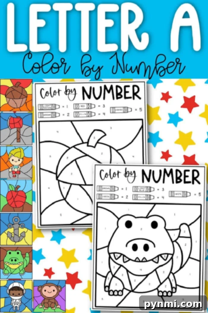 Creative Letter A Coloring Sheet 2 Free printable Letter A coloring page with an apple and an alligator