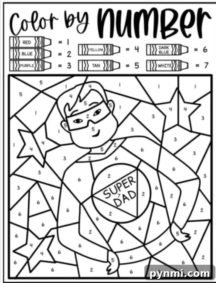 Fathers Day Coloring Page