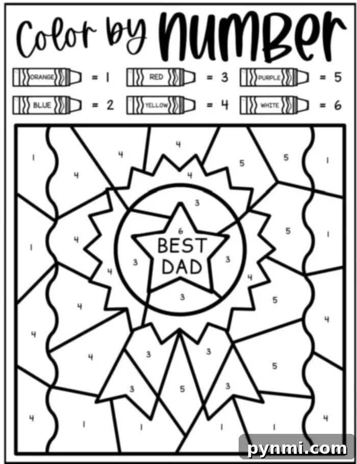 dad coloring page