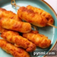 Homemade Corn Dogs in Air Fryer