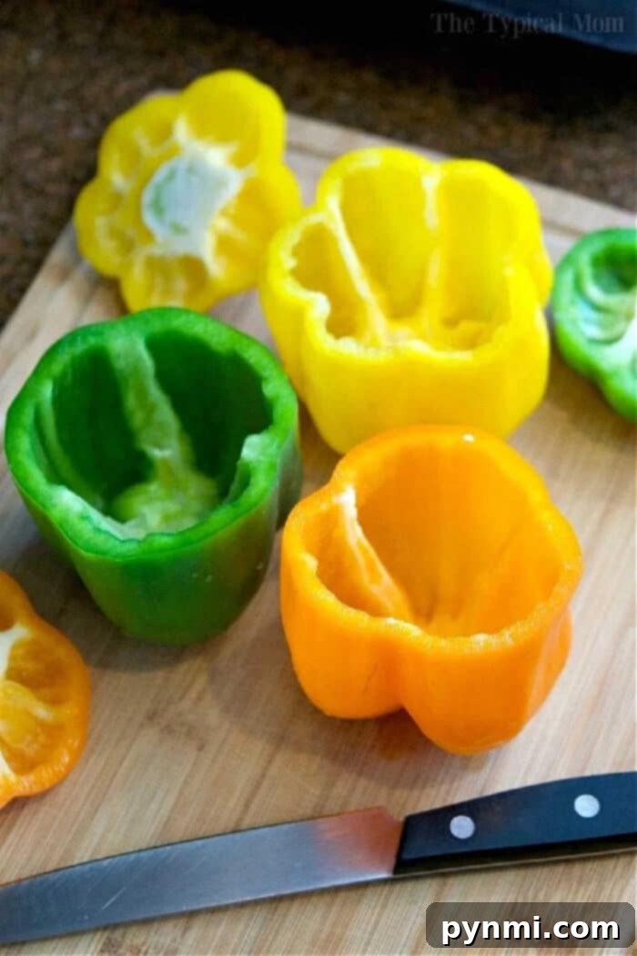 The Secret to Perfectly Cut Bell Peppers 2 Essential Techniques for Cutting Bell Peppers
