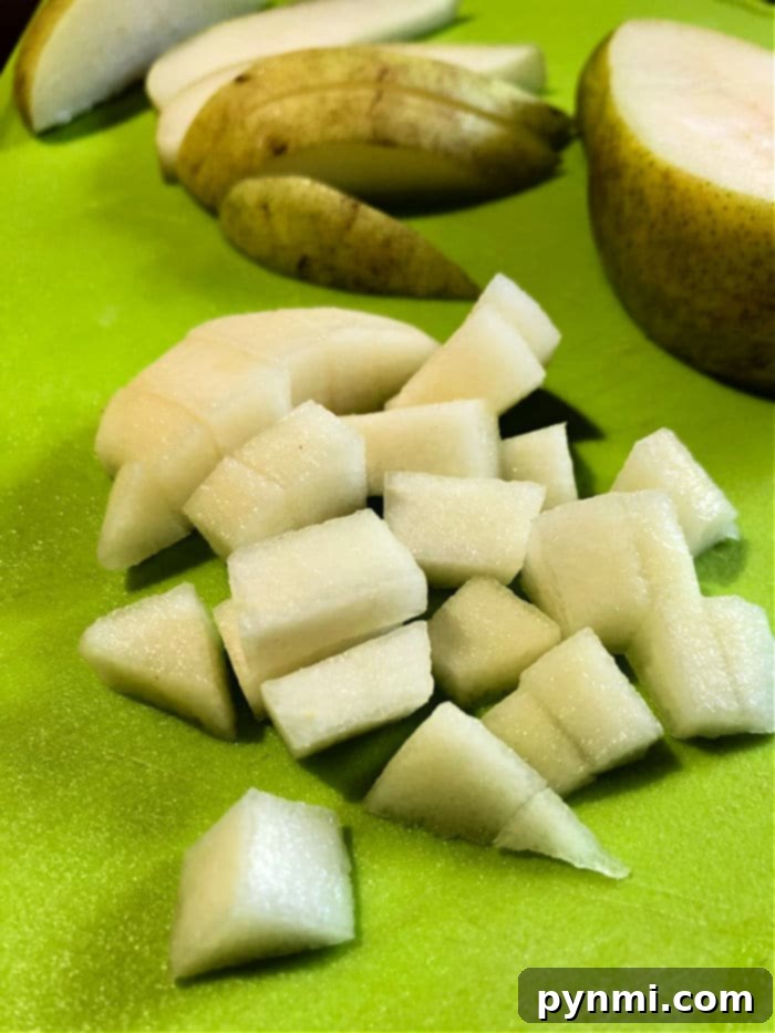 Effortless Pear Slicing 5 How to cut up a pear