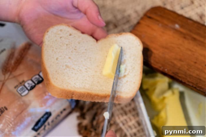 Air Fryer with Bread Slices