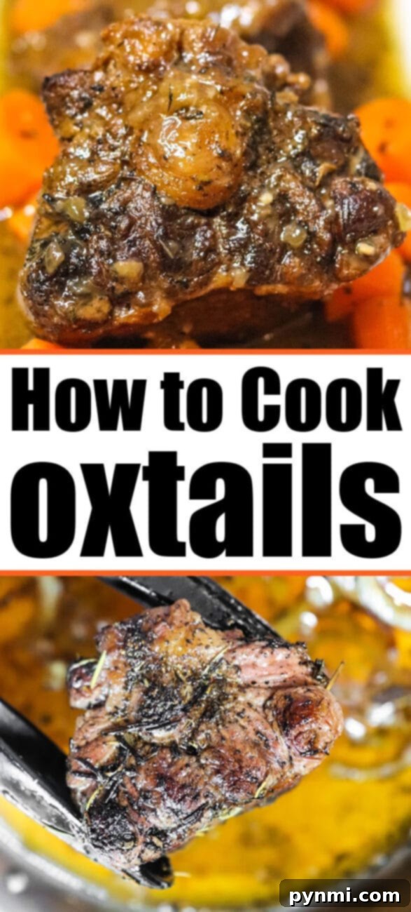 Tender Oven-Braised Oxtails 9 best oxtail recipe with savory sauce and vegetables