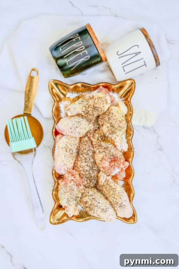 Salt and Pepper Chicken Wings: A Crispy Delight 3 Air Fryer Salt and Pepper Chicken Wings with a perfectly golden crunch