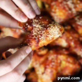 Air Fryer Salt and Pepper Chicken Wings, ready to be enjoyed