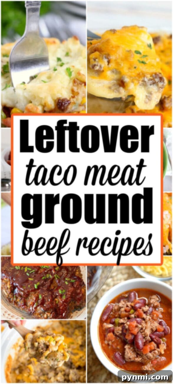 Creative Leftover Taco Meat Meals 9 leftover taco meat recipes