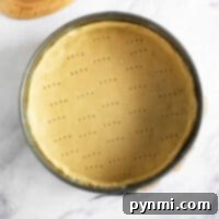 simple pie crust - ready for baking
