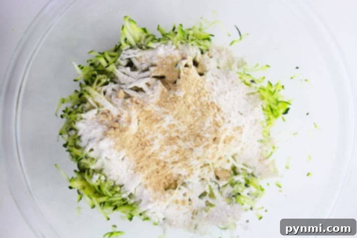 Homemade Zucchini Fritters Batter