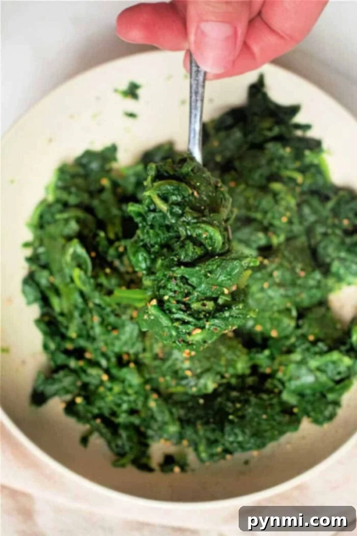 Cooking Frozen Spinach for versatile recipes