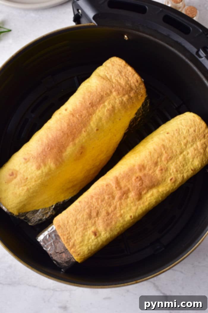 Air Fryer Taco Shells