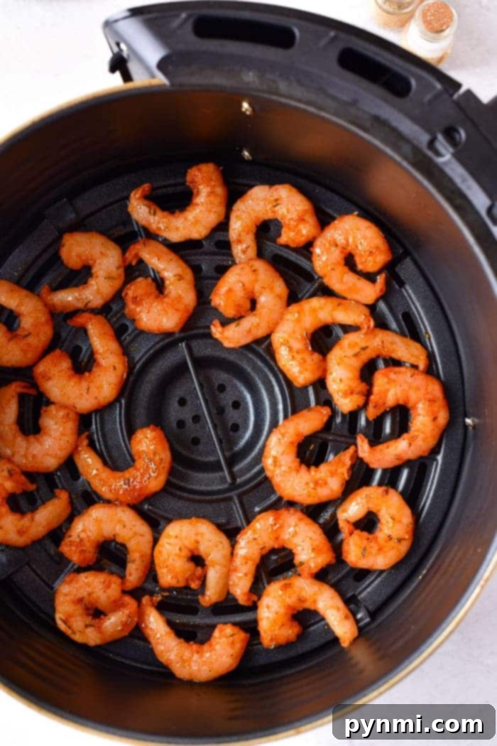 Naked Air Fryer Shrimp 8 Air Fryer Shrimp with Paprika