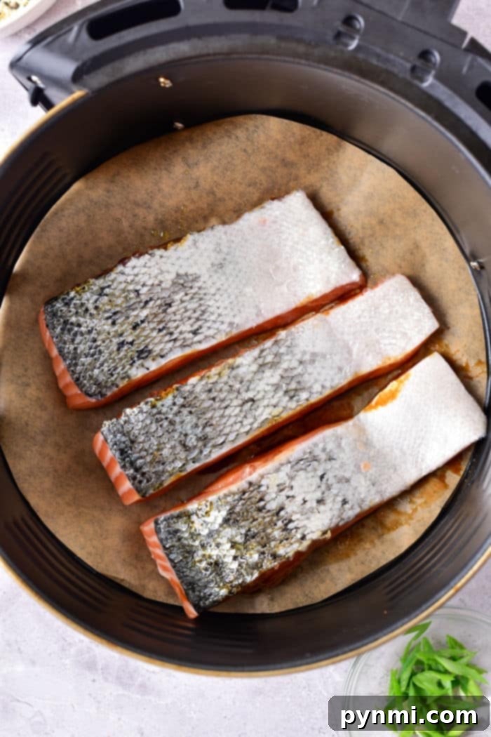 Air Fryer Teriyaki Salmon