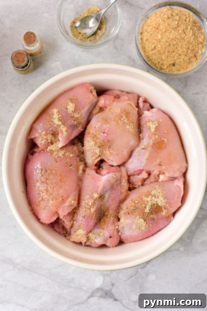 How to Bread Chicken thighs without Egg