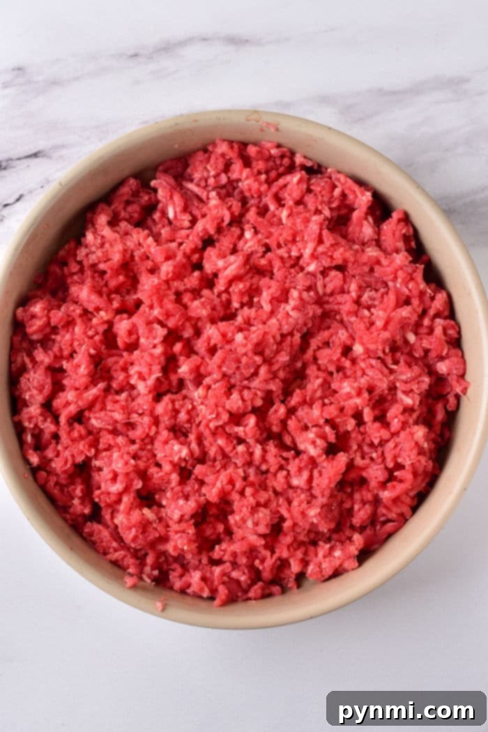 Defrost Ground Beef in Microwave