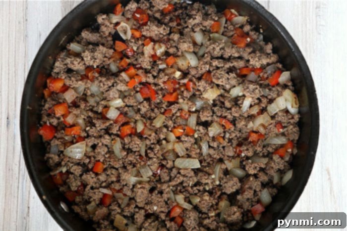 ground beef ready to be cooked
