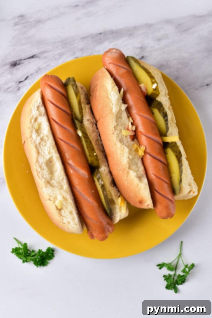 Microwaving Hot Dogs for a quick meal