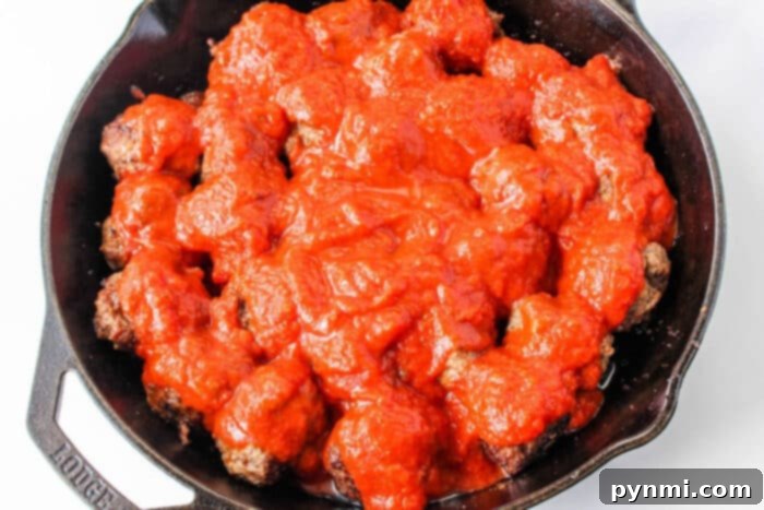 Whip Up Perfect Stovetop Meatballs 6 skillet spaghetti