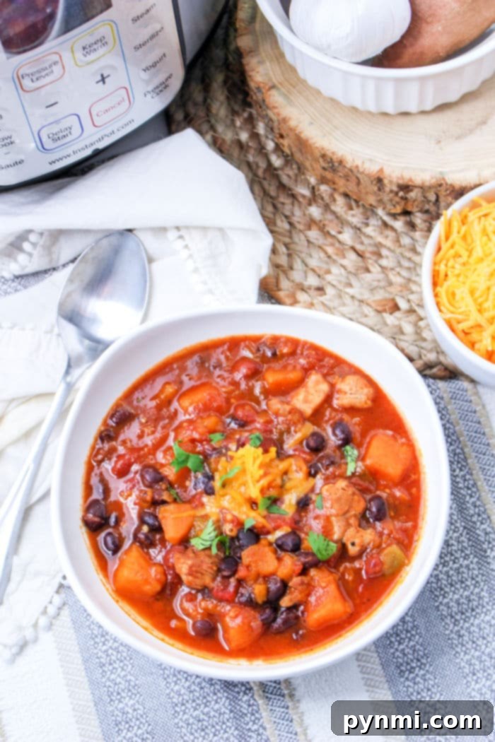 Ninja Foodi Sweet Potato Chili