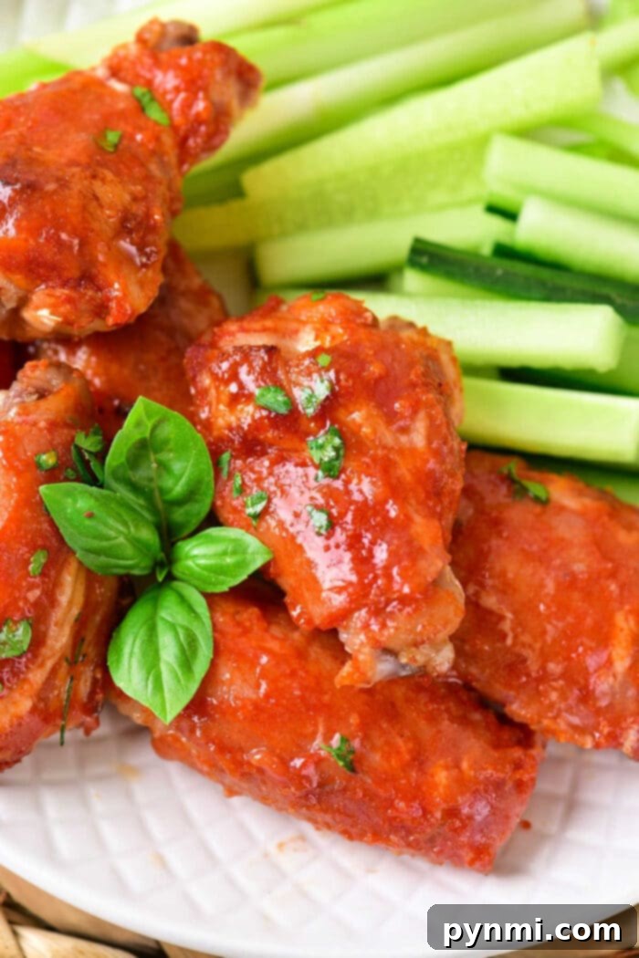 How Long to Bake Chicken Wings at 375°F 9 Crispy chicken wings, perfectly baked in the oven at 375 degrees, with a golden brown finish, ready to be served.