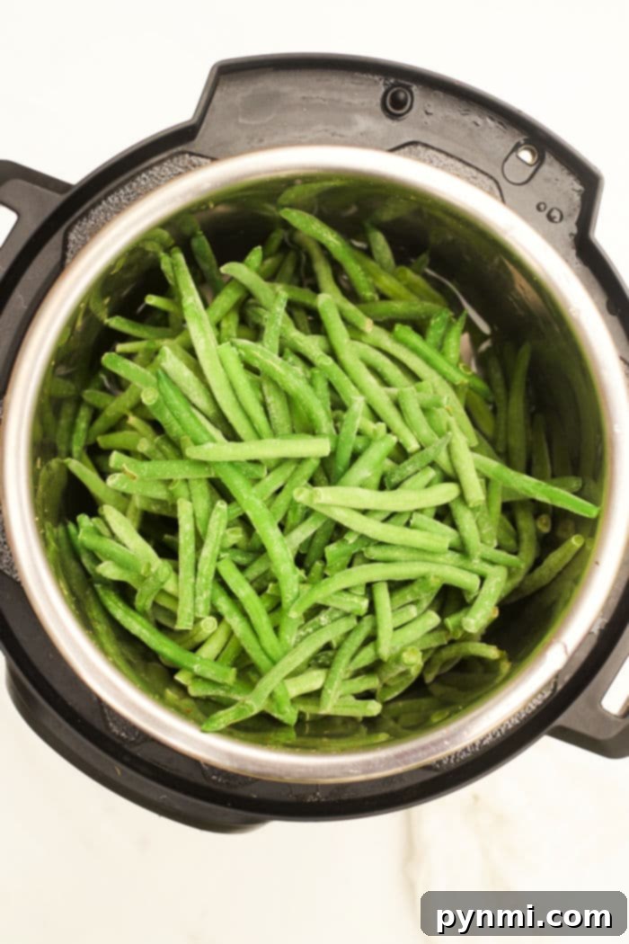 Perfecting Frozen Green Beans 8 Ninja Foodi frozen green beans as an example of cooked green beans