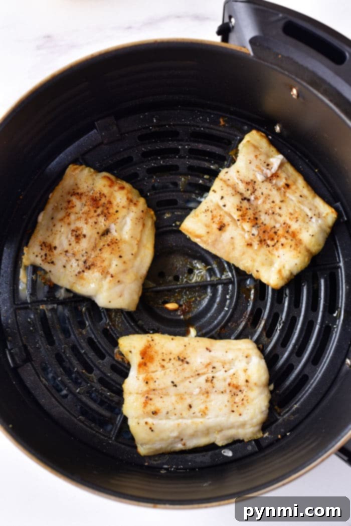 Frozen Cod Fillets in Air Fryer