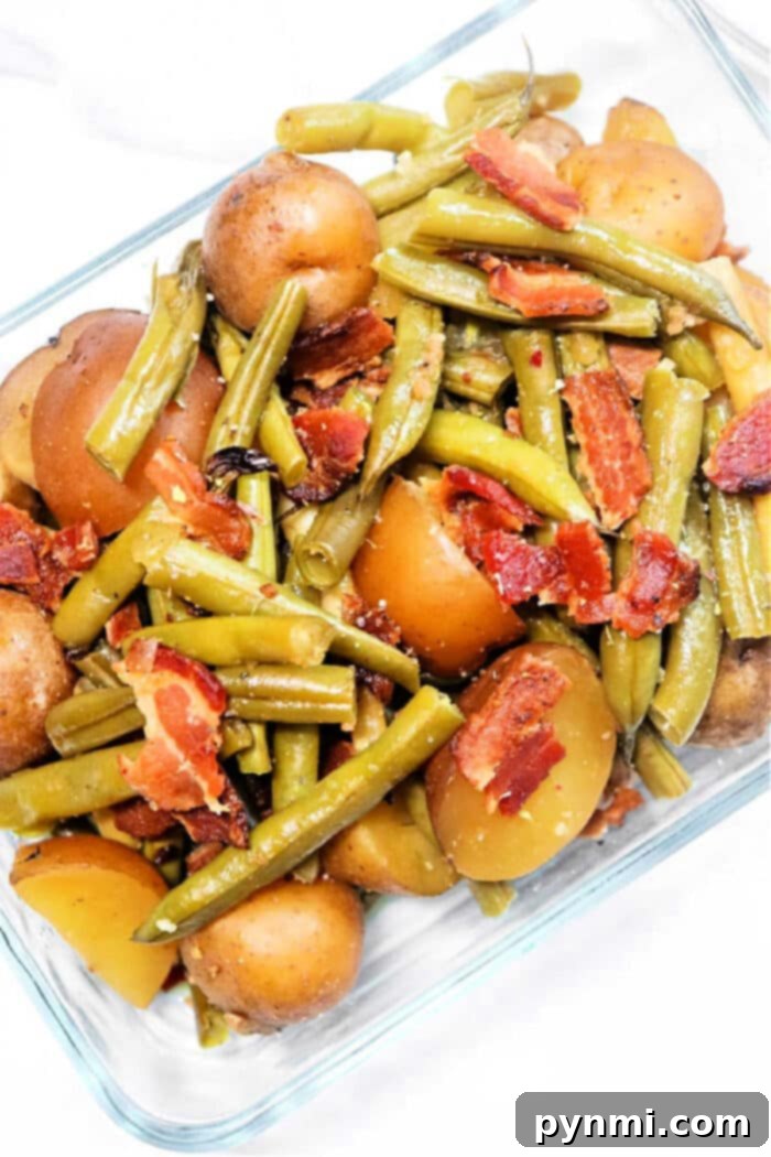 Country Style Ham and Green Beans 8 slow cooker ham green beans and potatoes