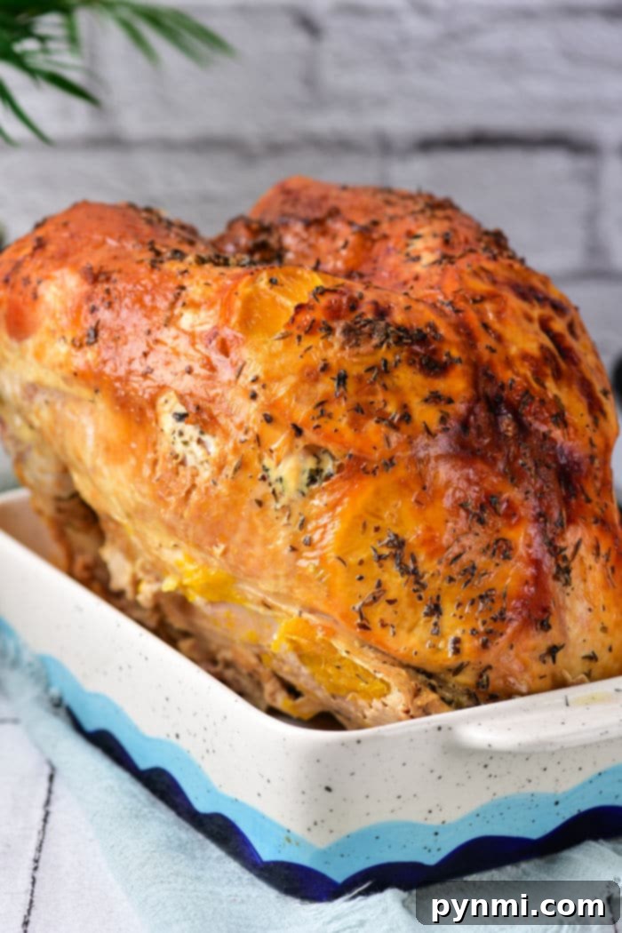 Golden Roasted Turkey Crown 10 Honeysuckle Turkey Breast