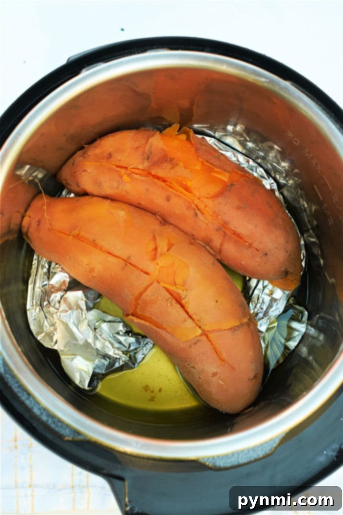 Effortless Pressure Cooker Sweet Potatoes 5 Ninja Foodi Sweet Potatoes: A delicious and healthy option