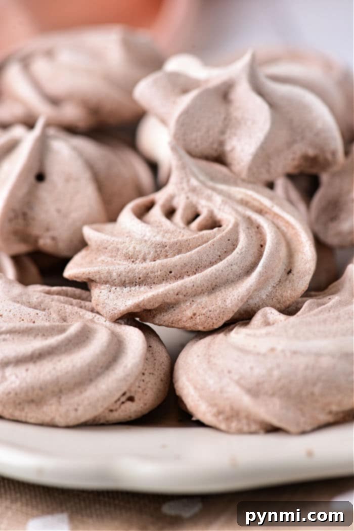 Decadent Chocolate Meringue Clouds 7 How to Make Meringue Cookies