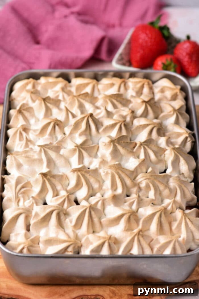 Stunning Lemon Meringue Strawberry Shortcake, beautifully presented and ready to serve.