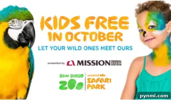 Kids Go Free in San Diego This October 3 Kids Free October San Diego