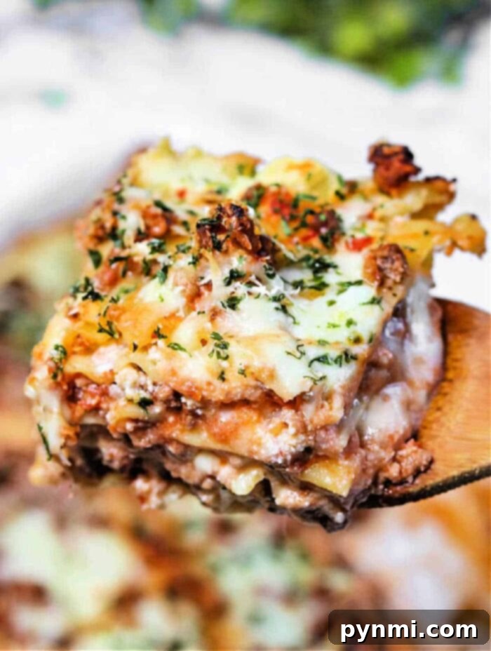 How to make lasagna step by step with pictures - Final Baked Lasagna