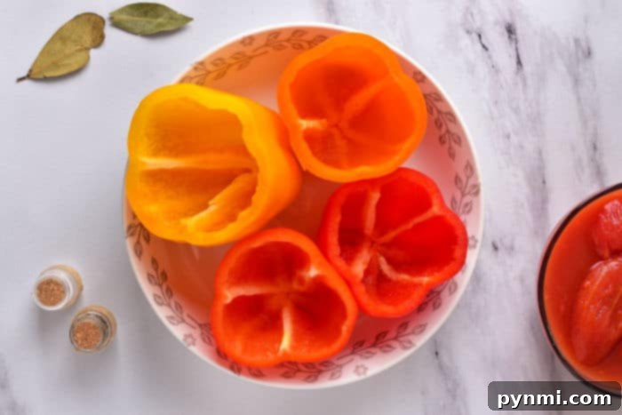 stuffed peppers in the oven