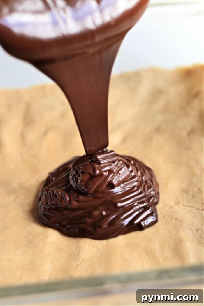 Classic Lunch Lady Chocolate Peanut Butter Bars From Scratch 4 Peanut Butter Chocolate Bars