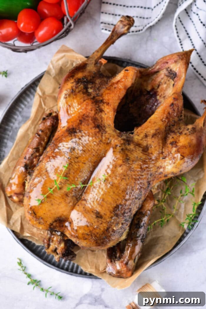 Crispy Roast Duck Perfection 5 Carved Crispy Roasted Duck Ready to Serve
