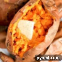 baked sweet potatoes