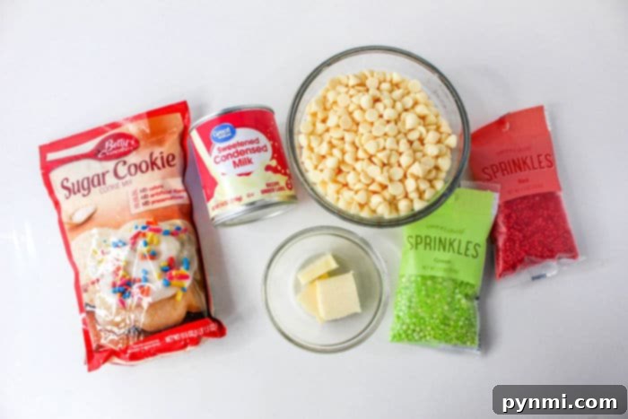 Christmas Cookie Fudge