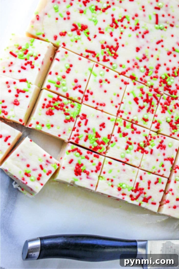 No Bake Christmas Fudge
