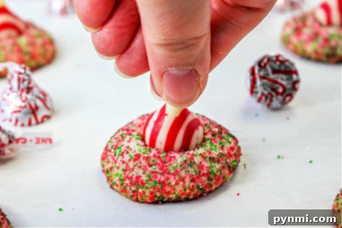 Blooming Bites 7 A delectable stack of chocolate peppermint cookies, perfectly baked and adorned with a creamy white filling and festive red and green sprinkles, embodying the rich flavors of chocolate and mint.
