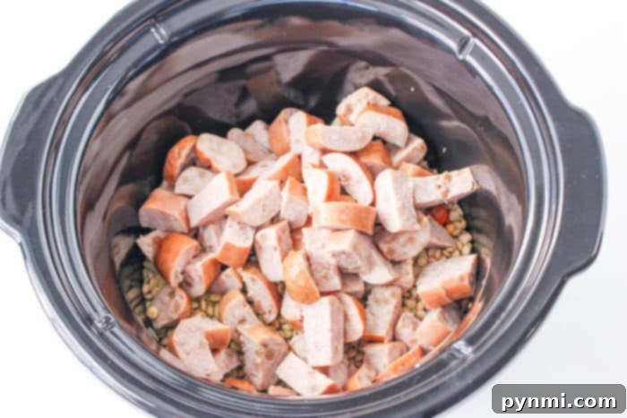 Sausage Stew Slow Cooker, a perfect weeknight meal