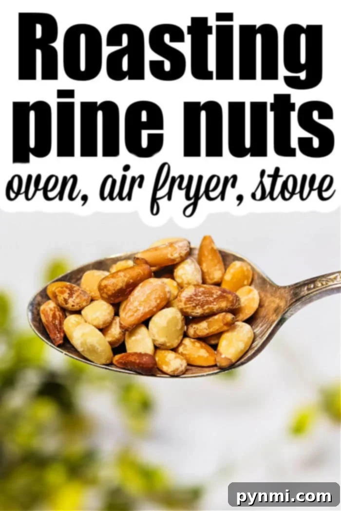 How to Roast Pine Nuts