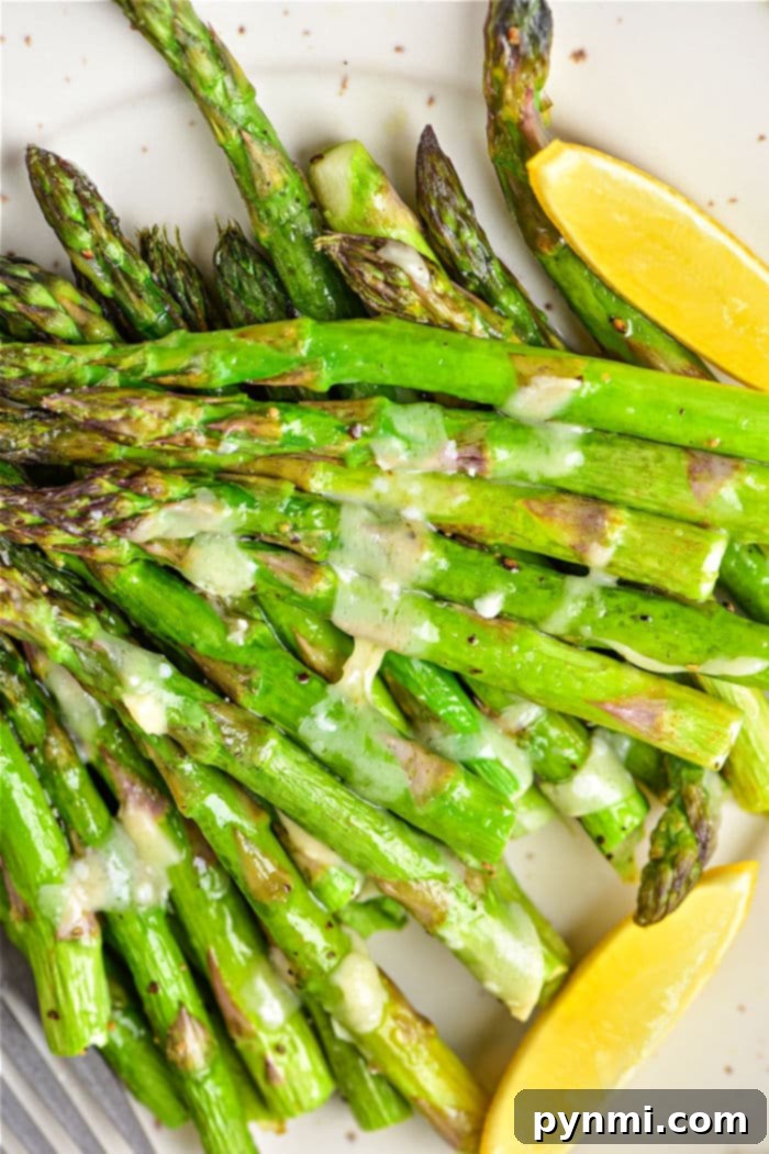 Baked Asparagus with Parmesan