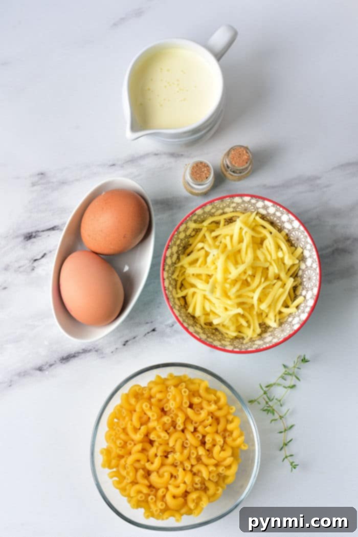 Decadent Heavy Cream Mac and Cheese 3 Dairy Free Baked Mac and Cheese alternative being prepared